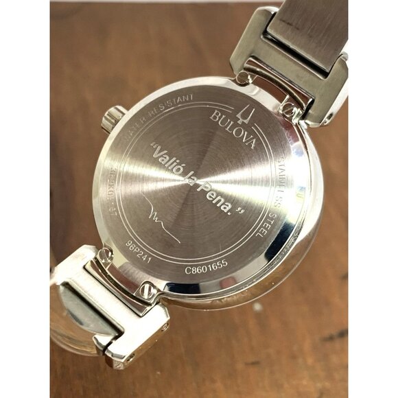 Bulova Women's Watch 96P241 Marc Anthony Quartz Bangle Petite Diamond Silver - Picture 7 of 14